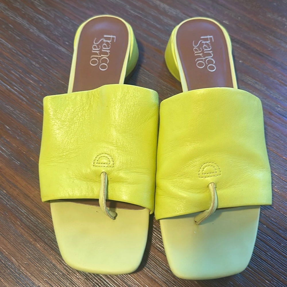 Franco Sarto slides.